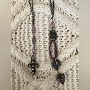 Amethyst Cross Necklace from Sundance Catalog